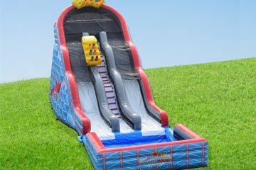 24ft Triple Lane Water Slide